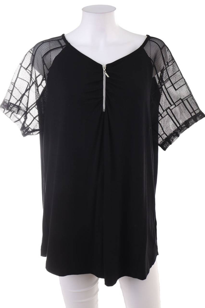 Carou CREATION Kurzarm-Bluse