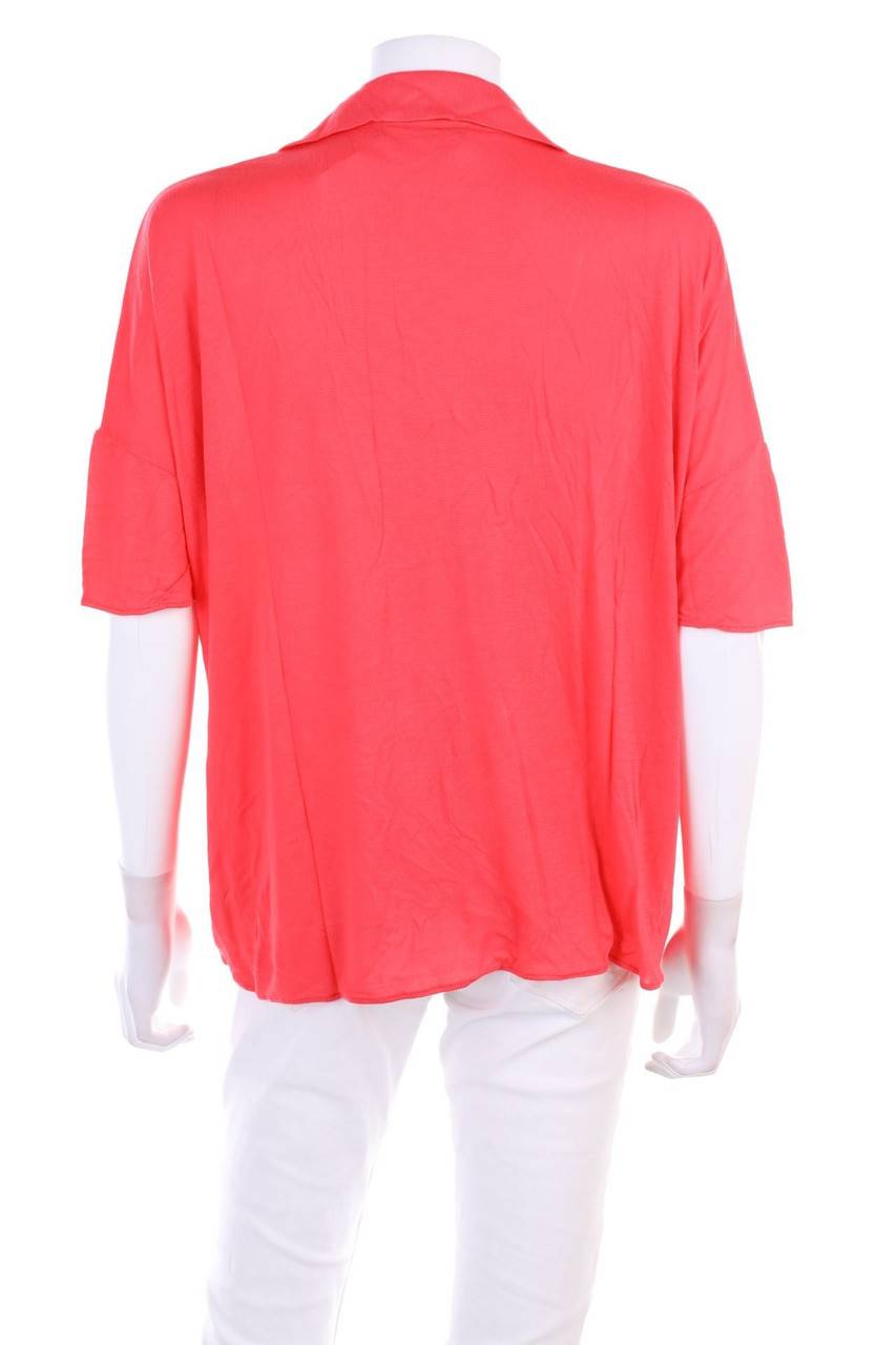 Carou Cruciani Kurzarm-Shirt Aus Viskose