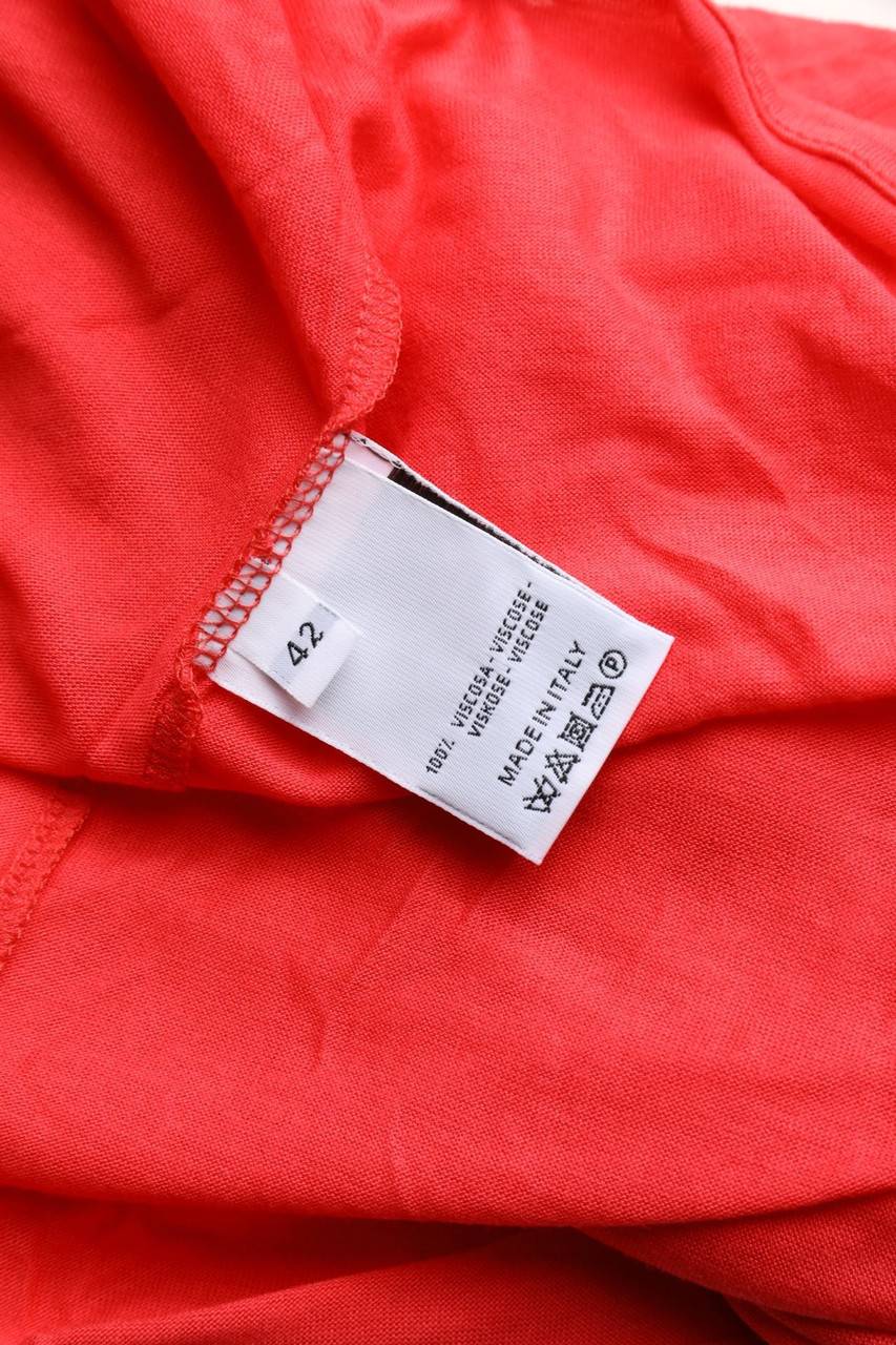 Carou Cruciani Kurzarm-Shirt Aus Viskose