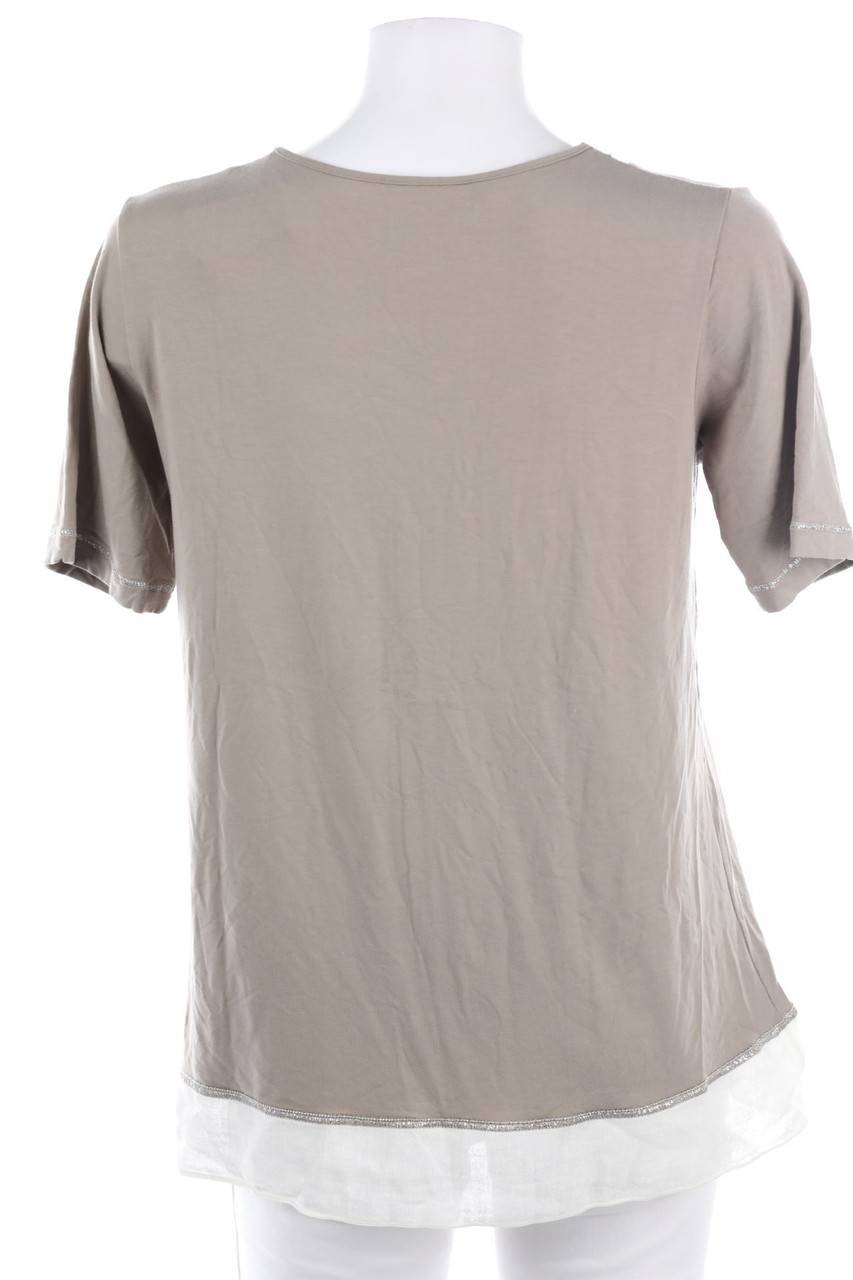 Carou D.EXTERIOR Kurzarm-Shirt Aus Viskose-Mix