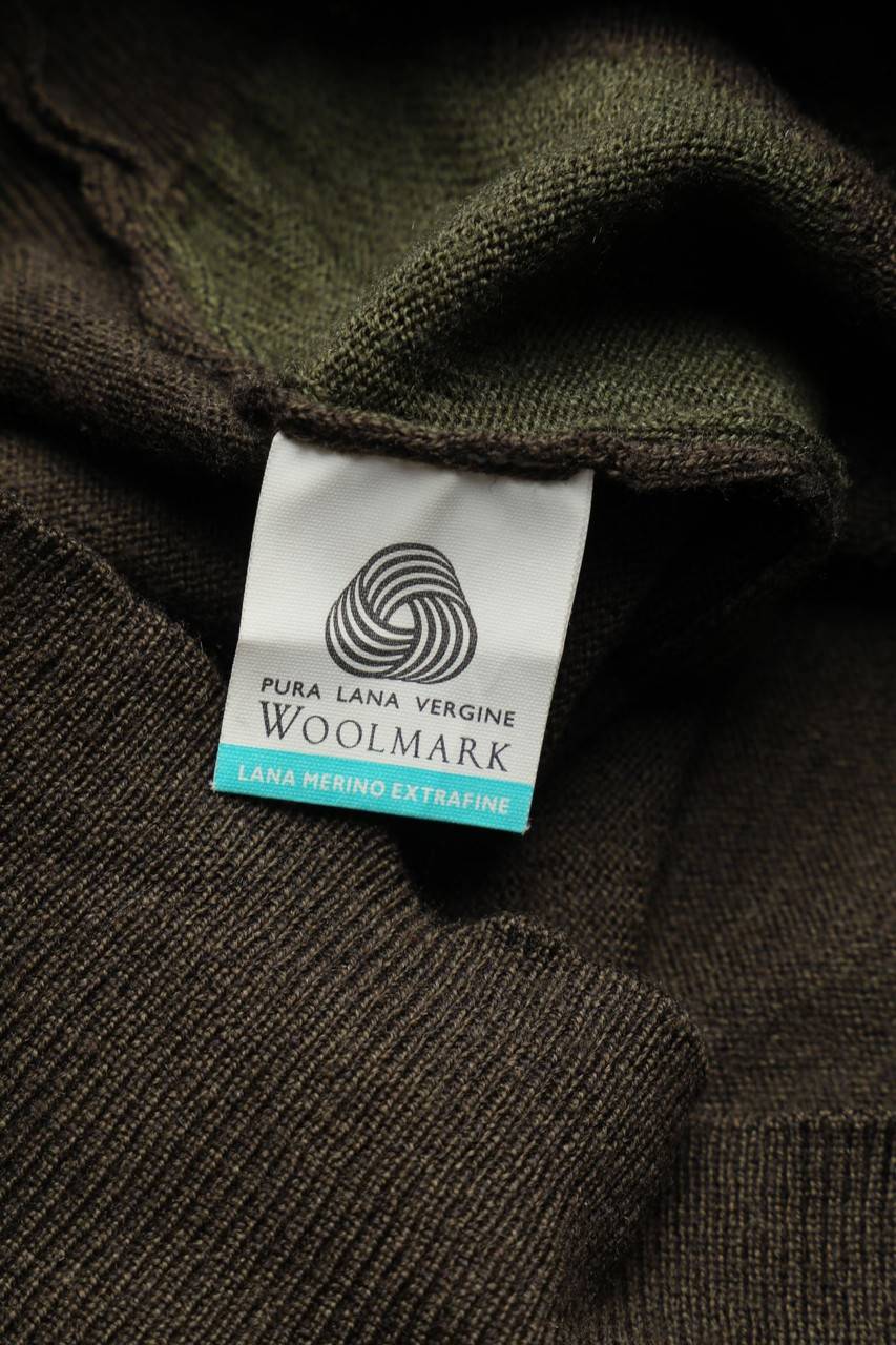 Carou DALMINE Schurwoll-Pullover Mit V-Neck