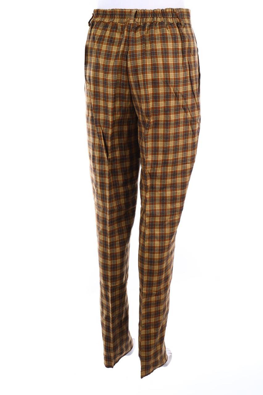 Carou DAMART Karo-Bundfaltenhose