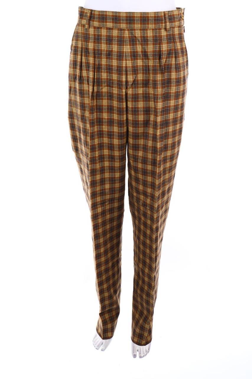 Carou DAMART Karo-Bundfaltenhose