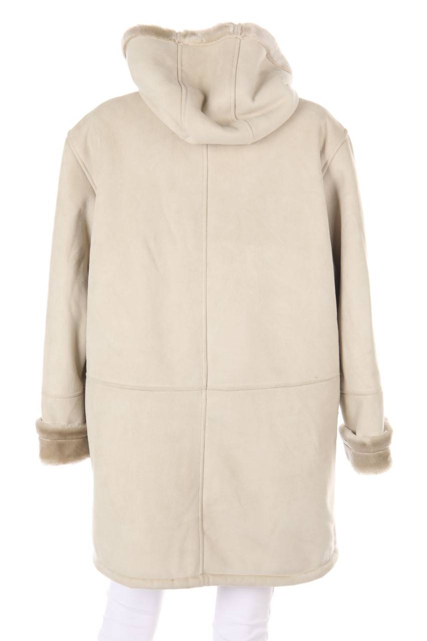 Carou DAMART Vintage-Faux Shearling-Mantel