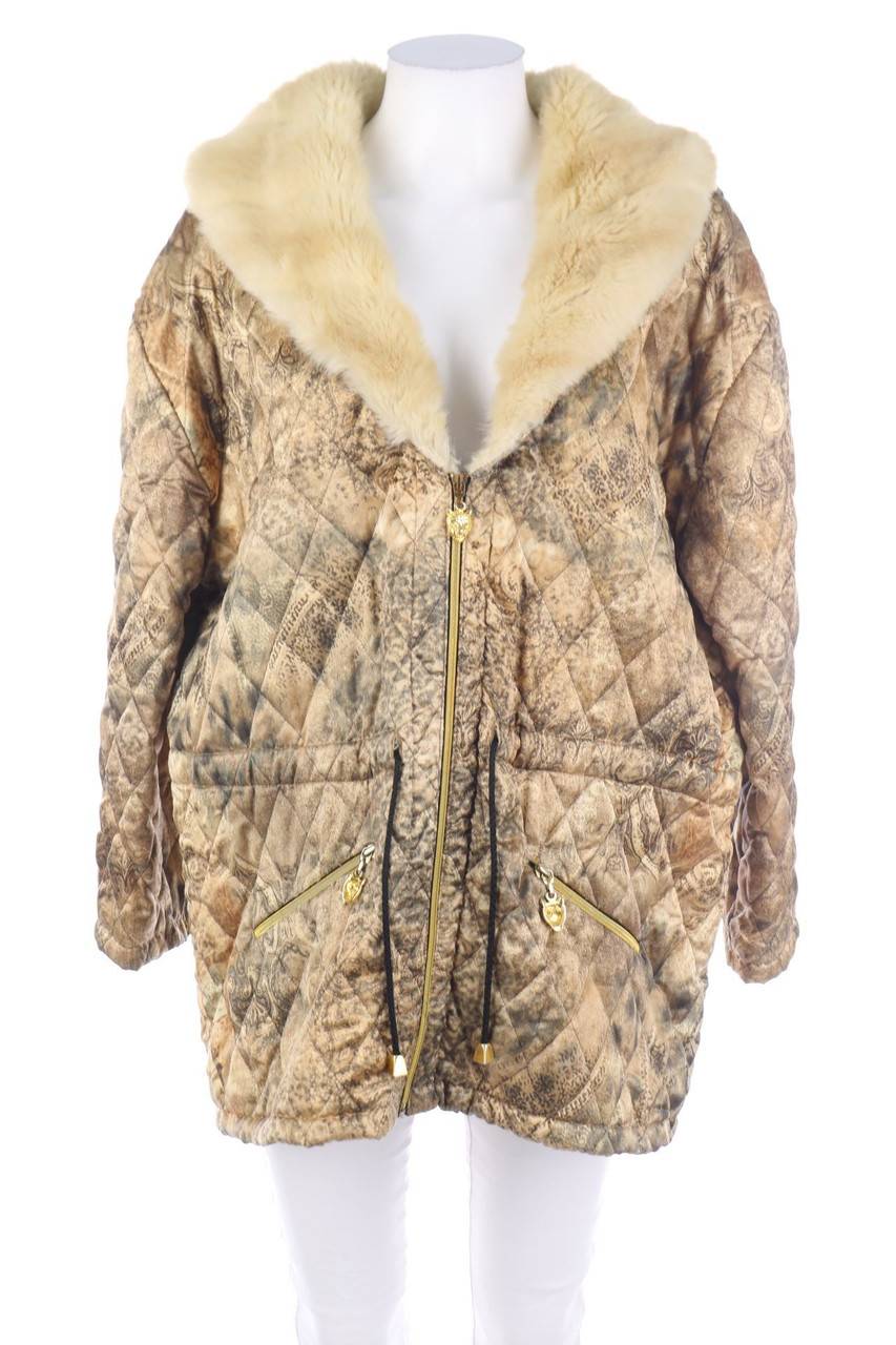 Carou DEFI Jacke mit Faux Fur-Kragen