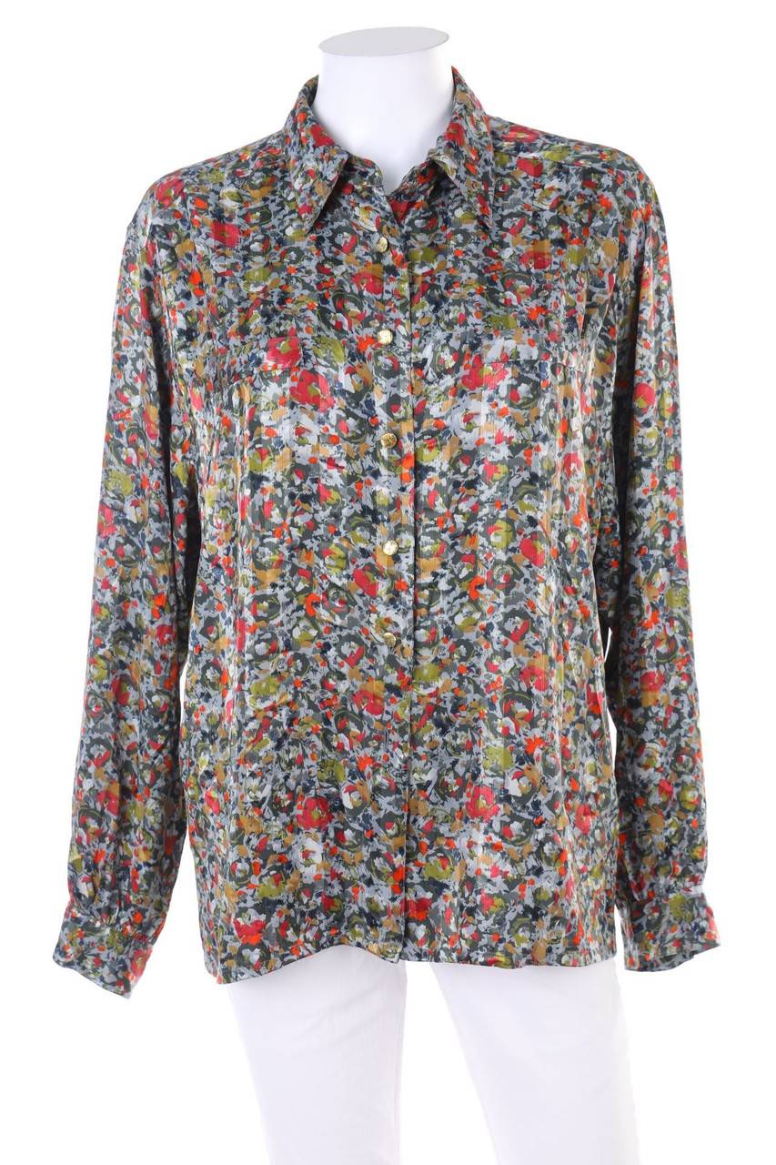 Carou del mod Print-Bluse