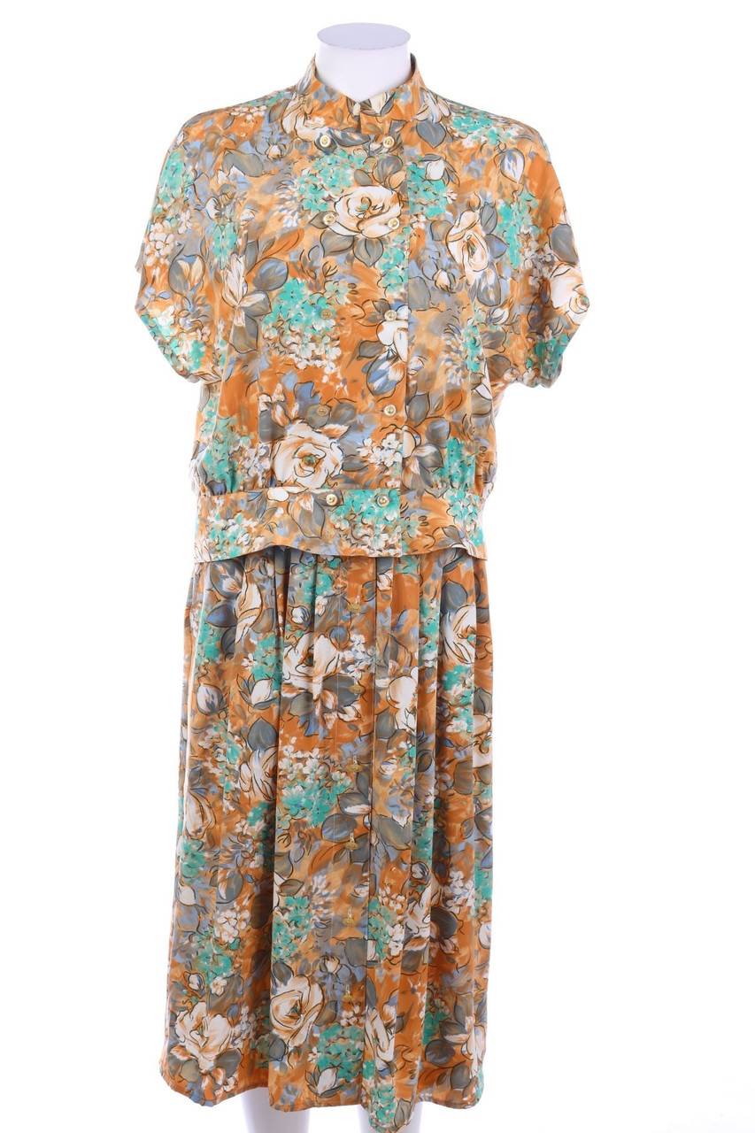 Carou delmod Vintage-Kostüm mit Blumen-Print