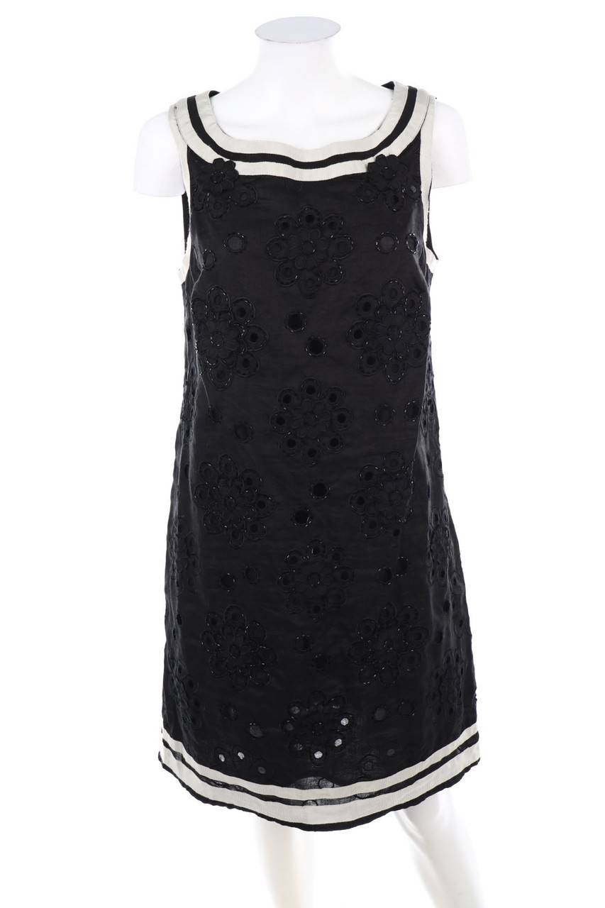 Carou Derhy Kleid aus Lochspitze mit Leinen