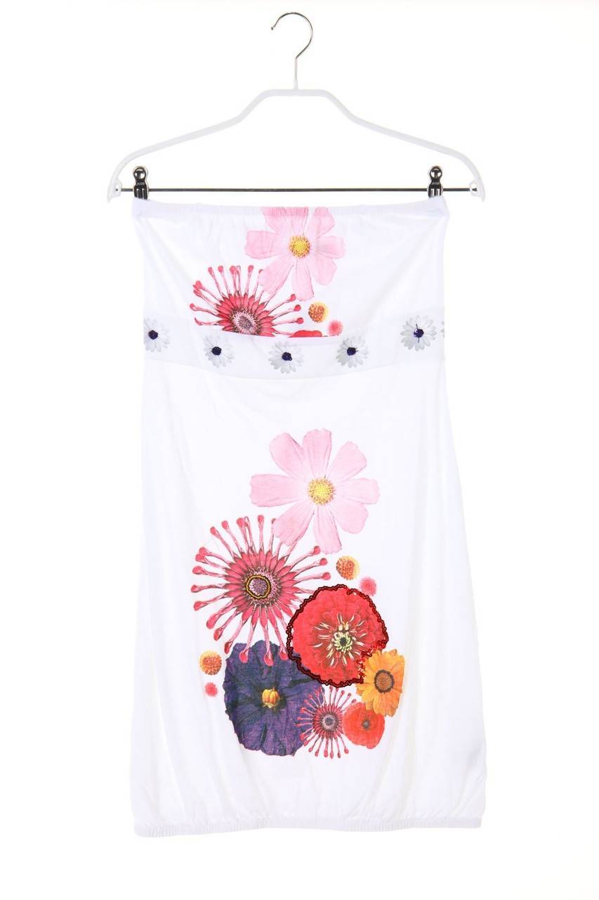Carou Desigual Bandeau-Kleid mit Blumen-Print