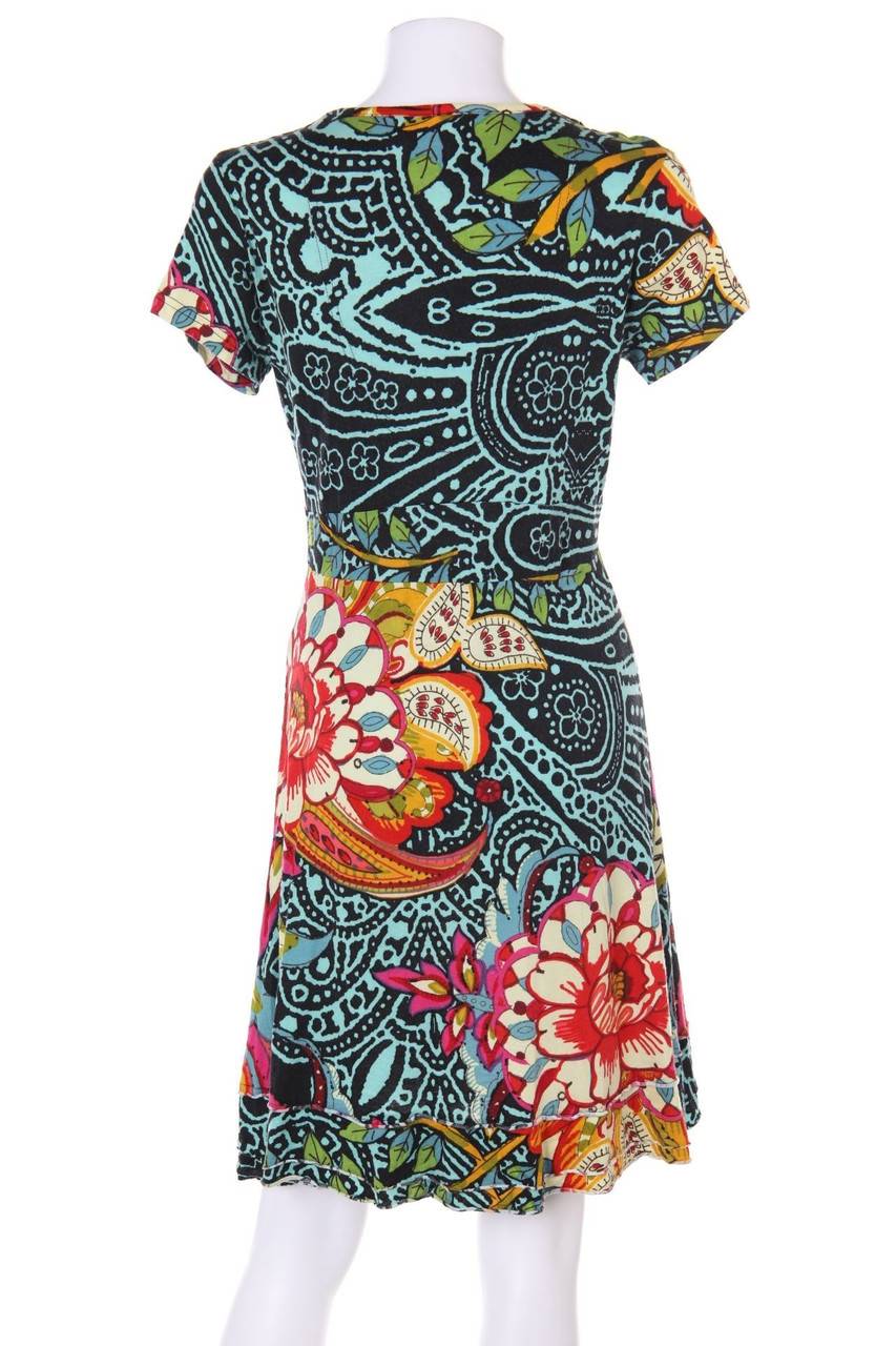 Carou Desigual Kurzarm-Kleid Mit Print