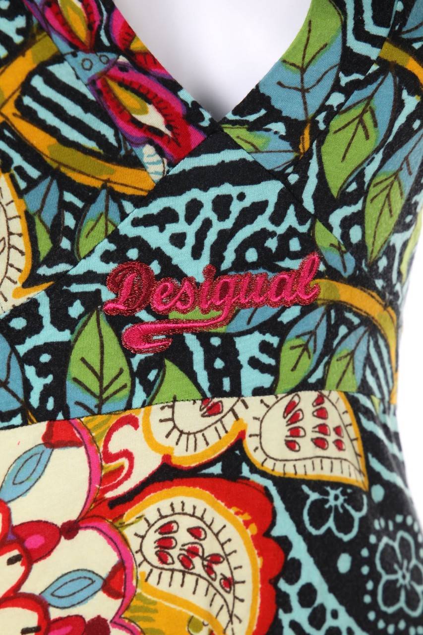 Carou Desigual Kurzarm-Kleid Mit Print