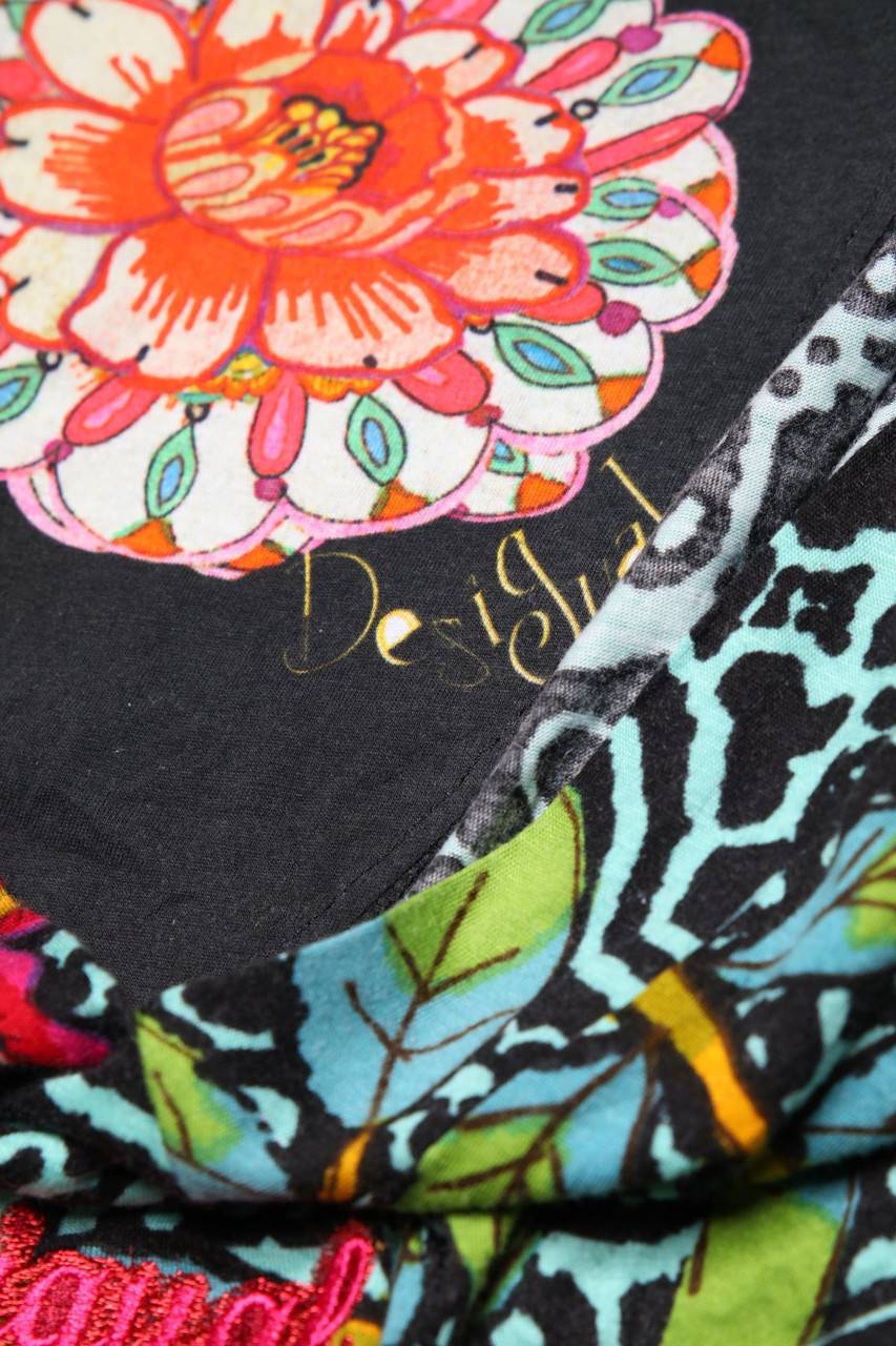 Carou Desigual Kurzarm-Kleid Mit Print