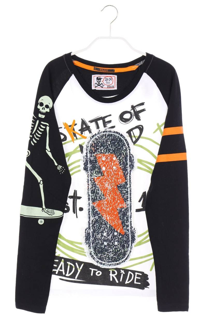 Carou Desigual Print-T-Shirt mit Pailletten