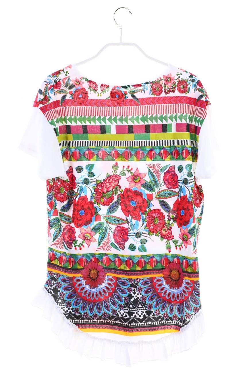 Carou Desigual T-Shirt Mit Blumen-Print