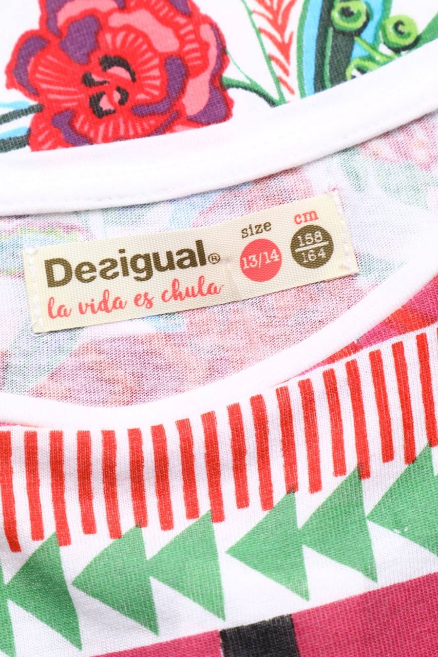 Carou Desigual T-Shirt Mit Blumen-Print