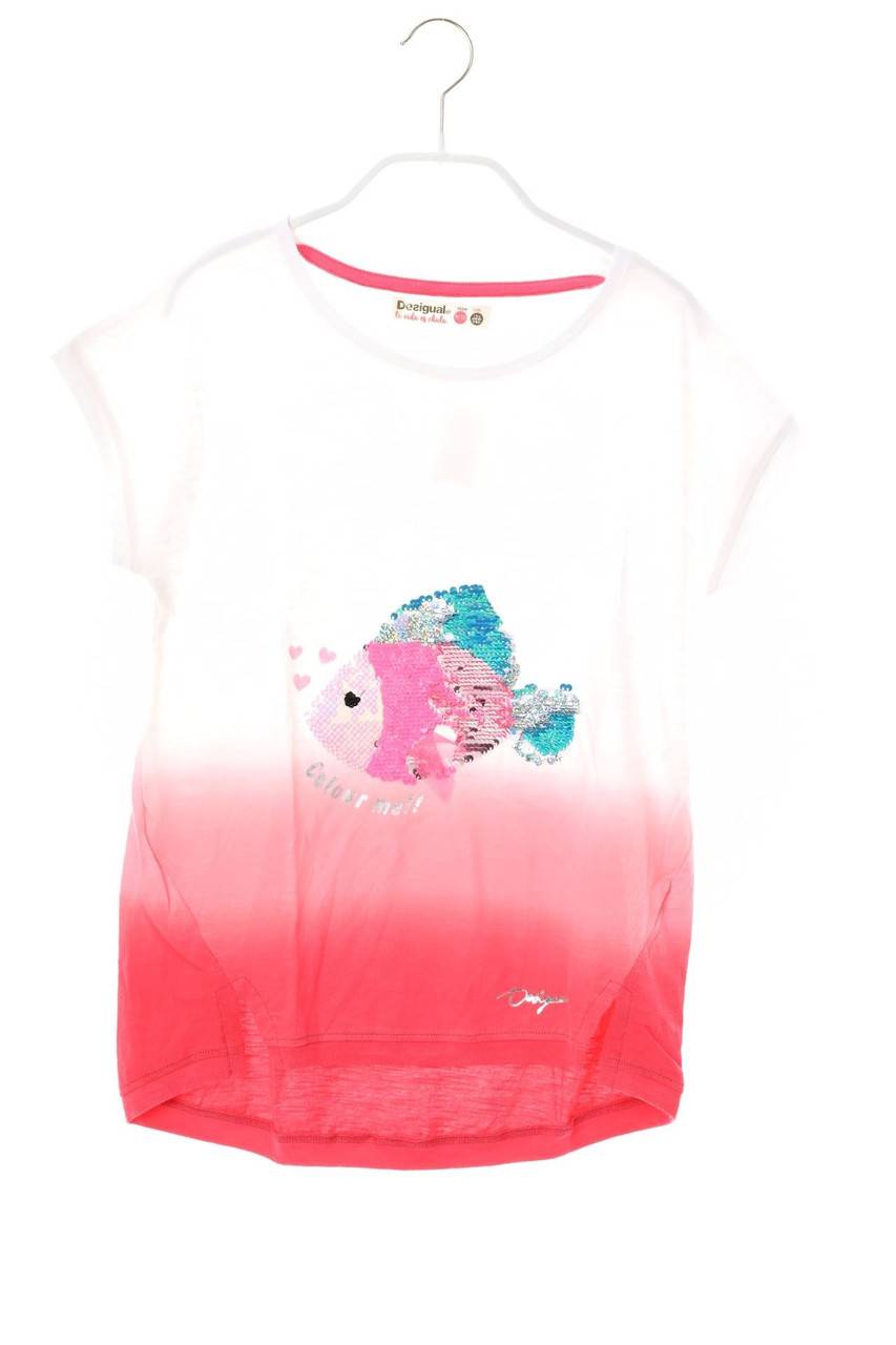 Carou Desigual T-Shirt mit Wende-Pailletten