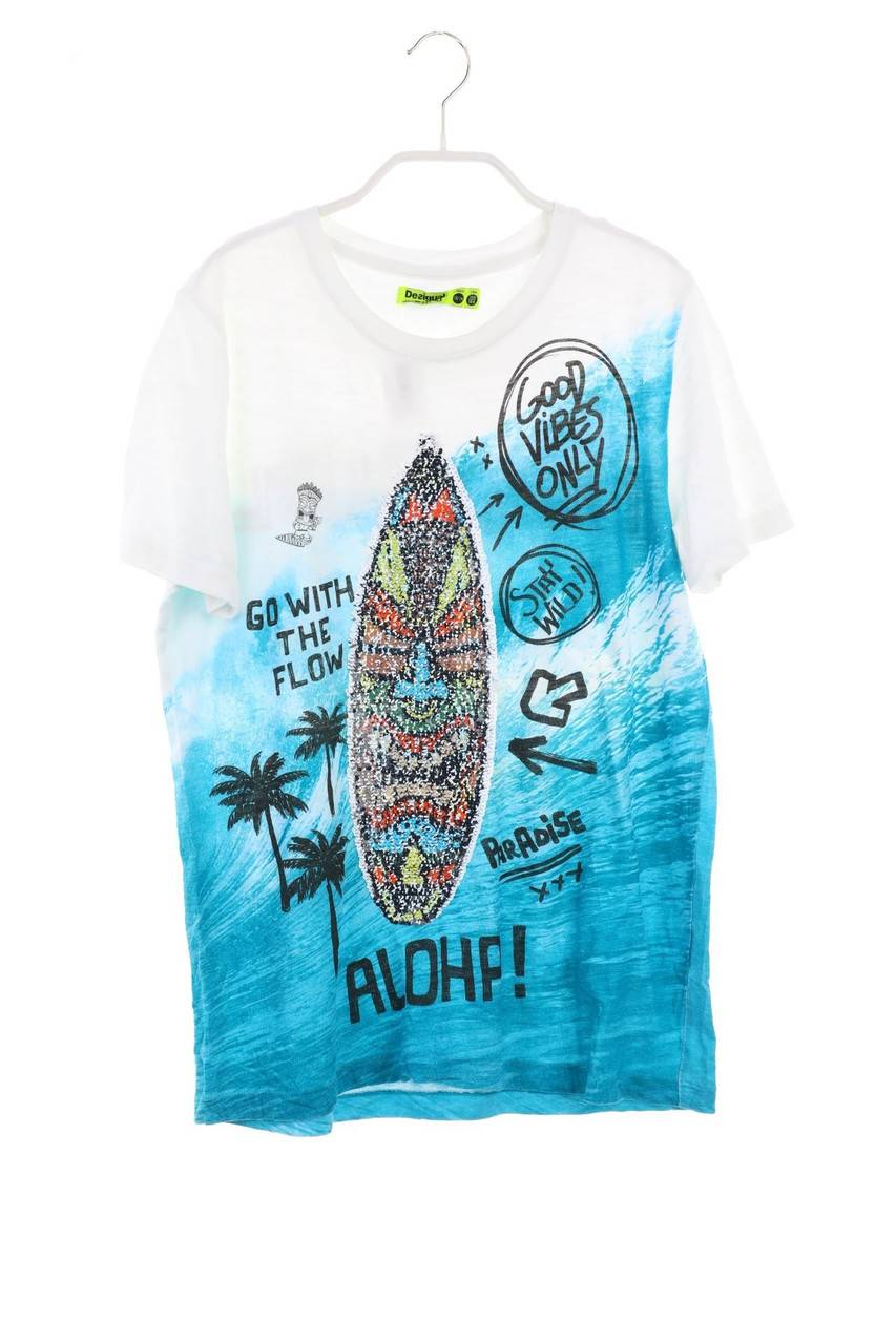 Carou Desigual T-Shirt mit Wende-Pailletten