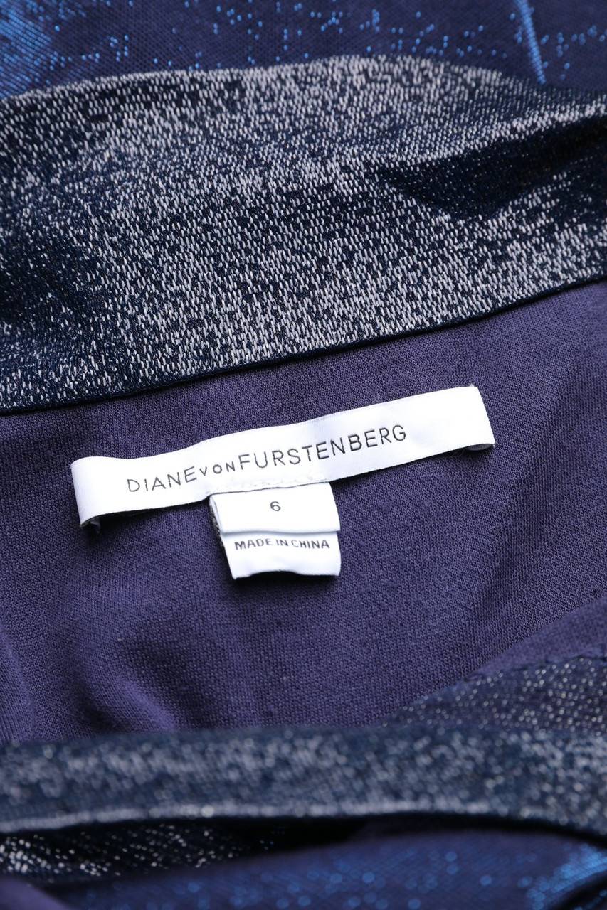 Carou DIANE Von FÜRSTENBERG Glitzer-Wickelkleid