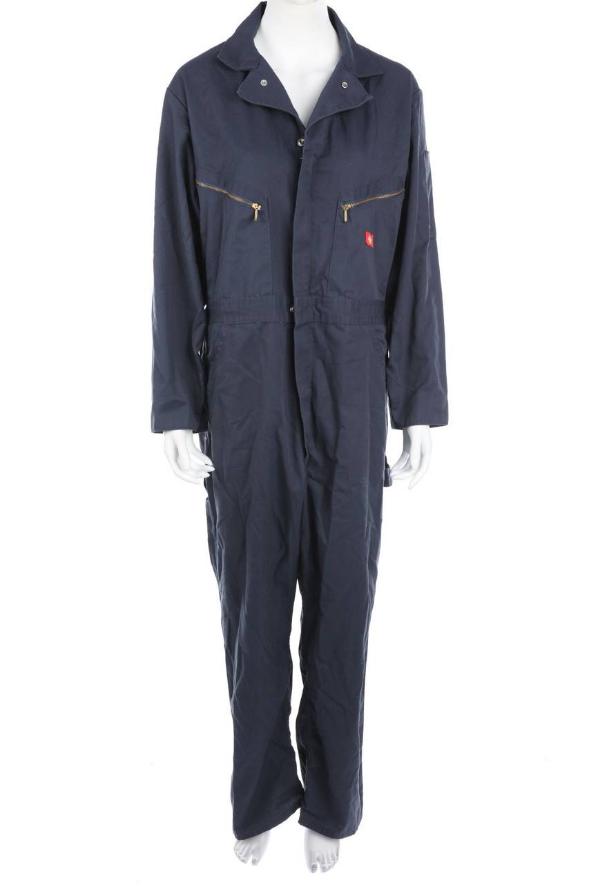 Carou Dickies Jumpsuit mit Logo-Patch