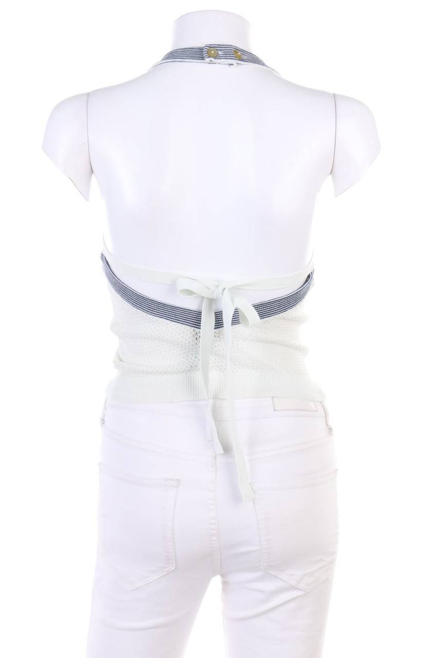 Carou DIESEL Neckholder-Strick-Top Mit Schleife