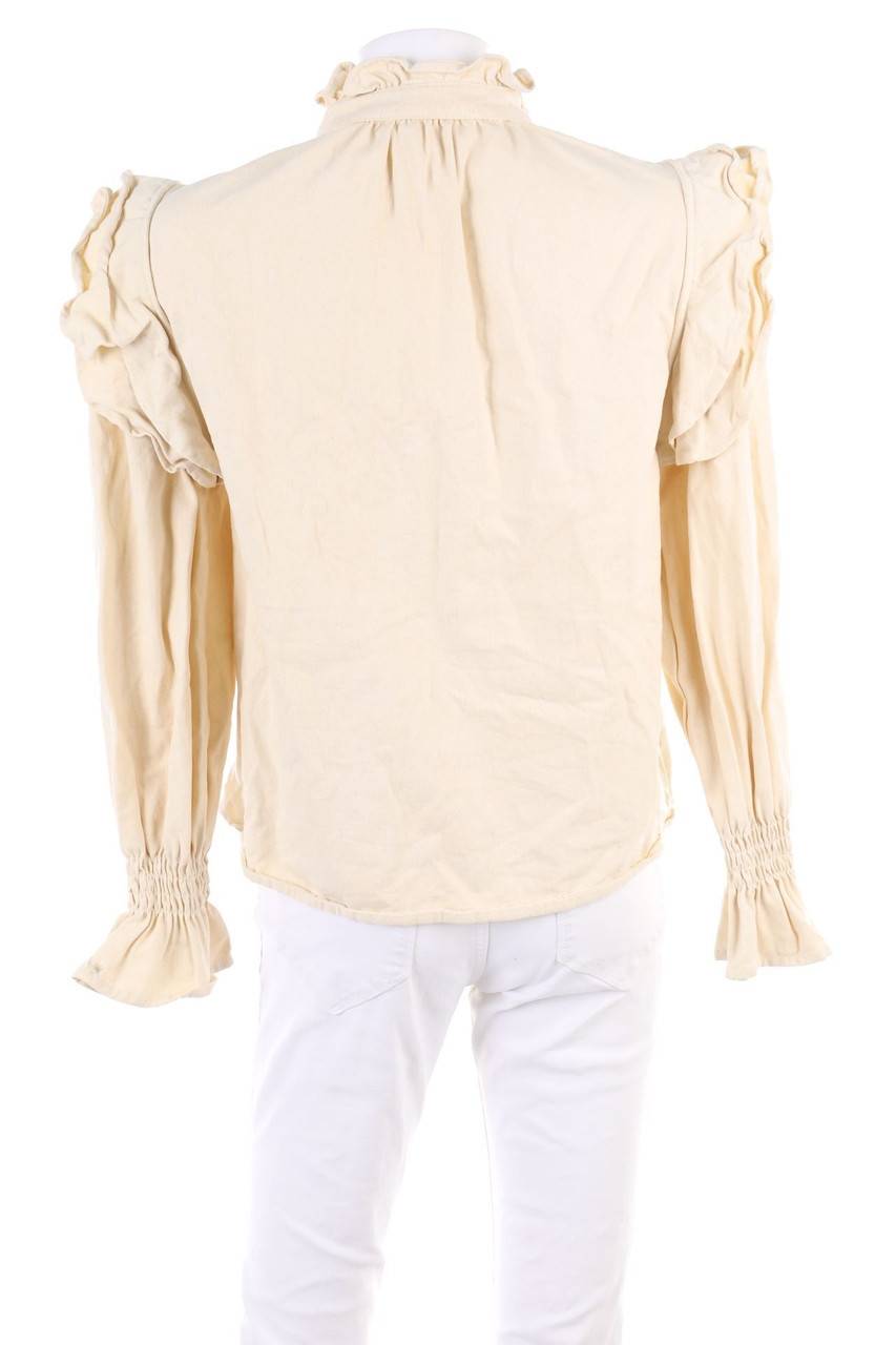 Carou Dilvin Hemd-Bluse Mit Volants