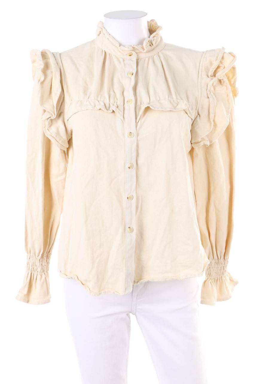 Carou dilvin Hemd-Bluse mit Volants