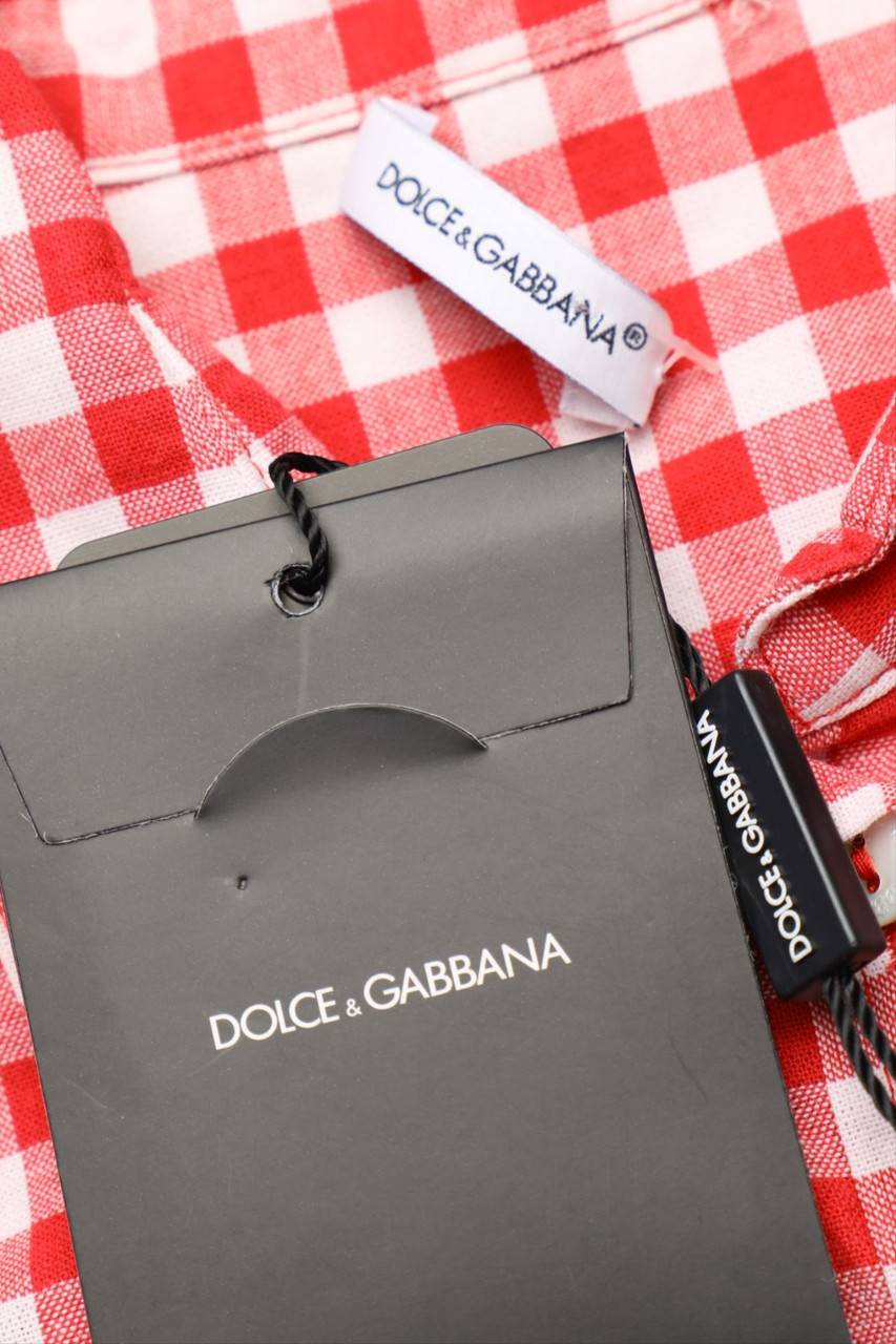 Carou DOLCE&GABBANA Karo-Bluse