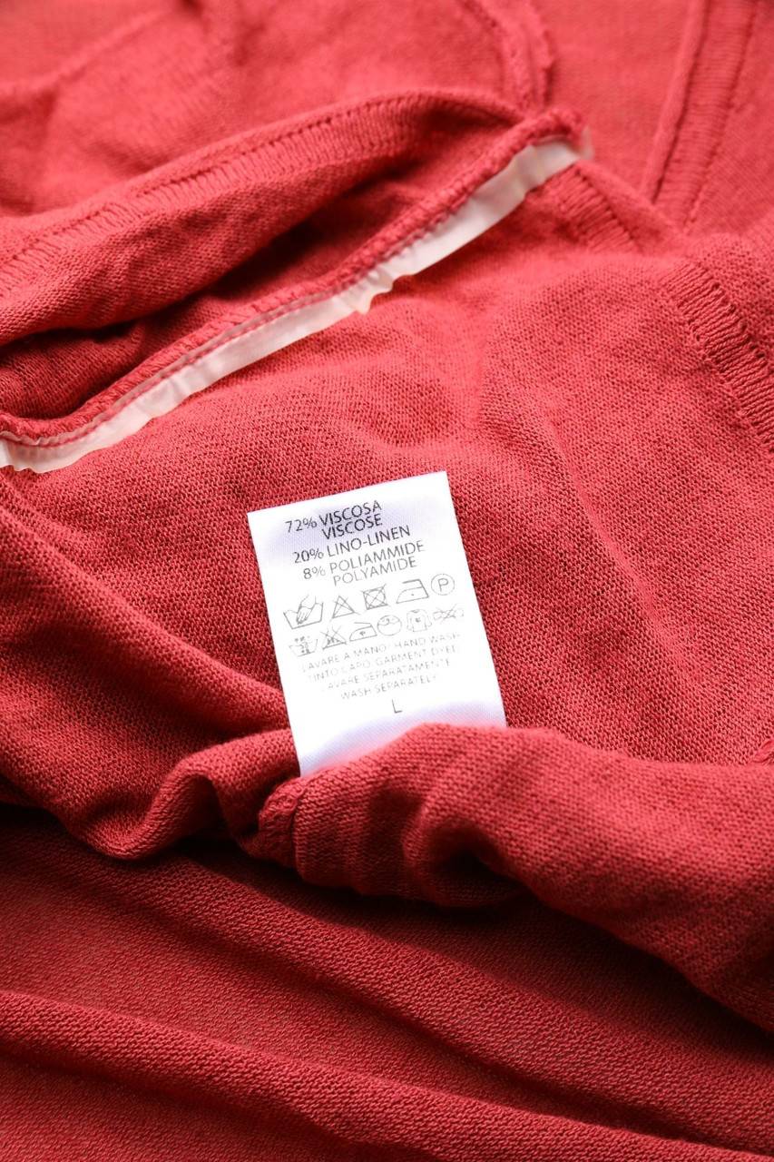 Carou Doralice Volants-Strick-Pullover Mit Leinen