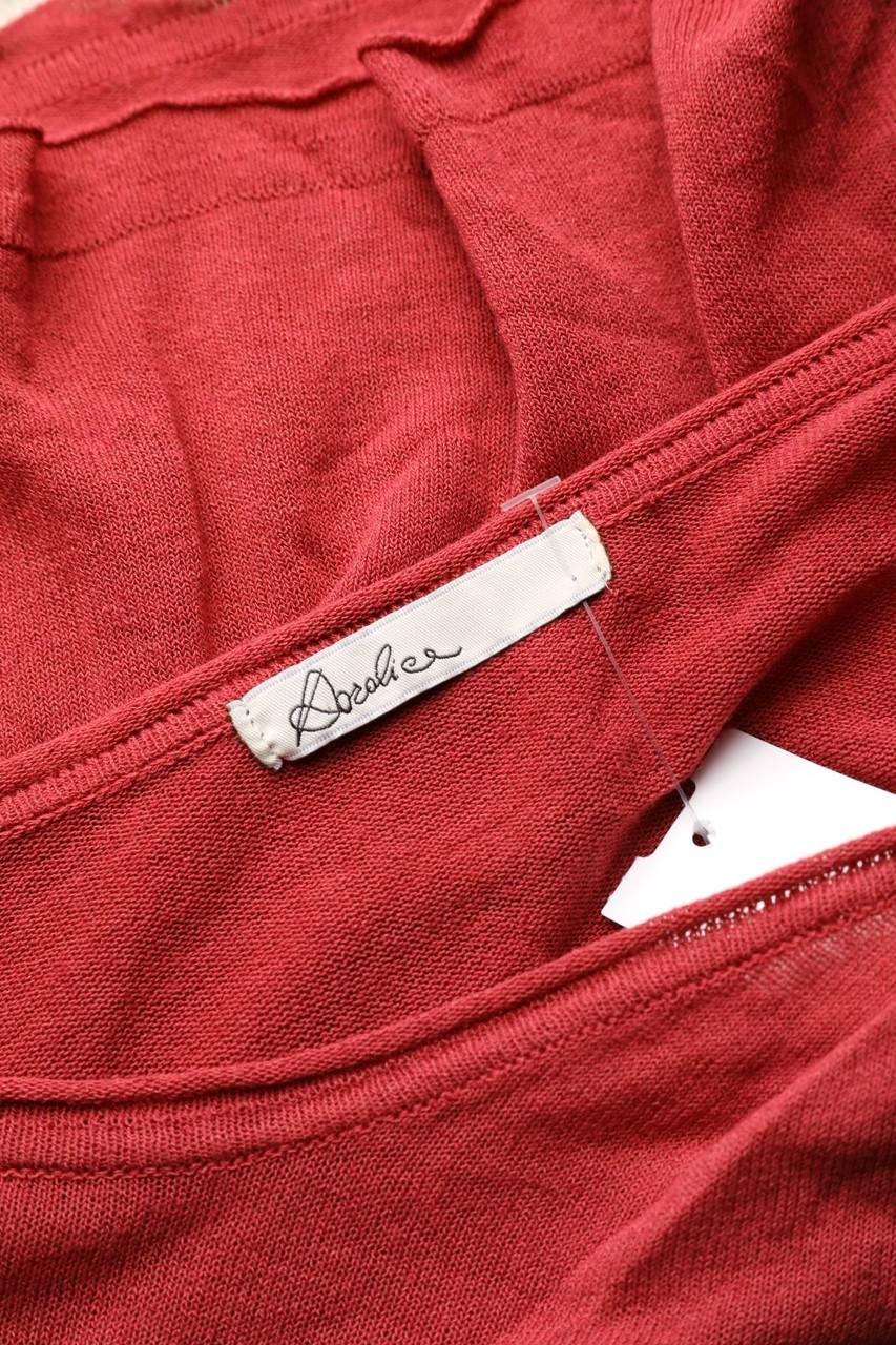 Carou Doralice Volants-Strick-Pullover Mit Leinen