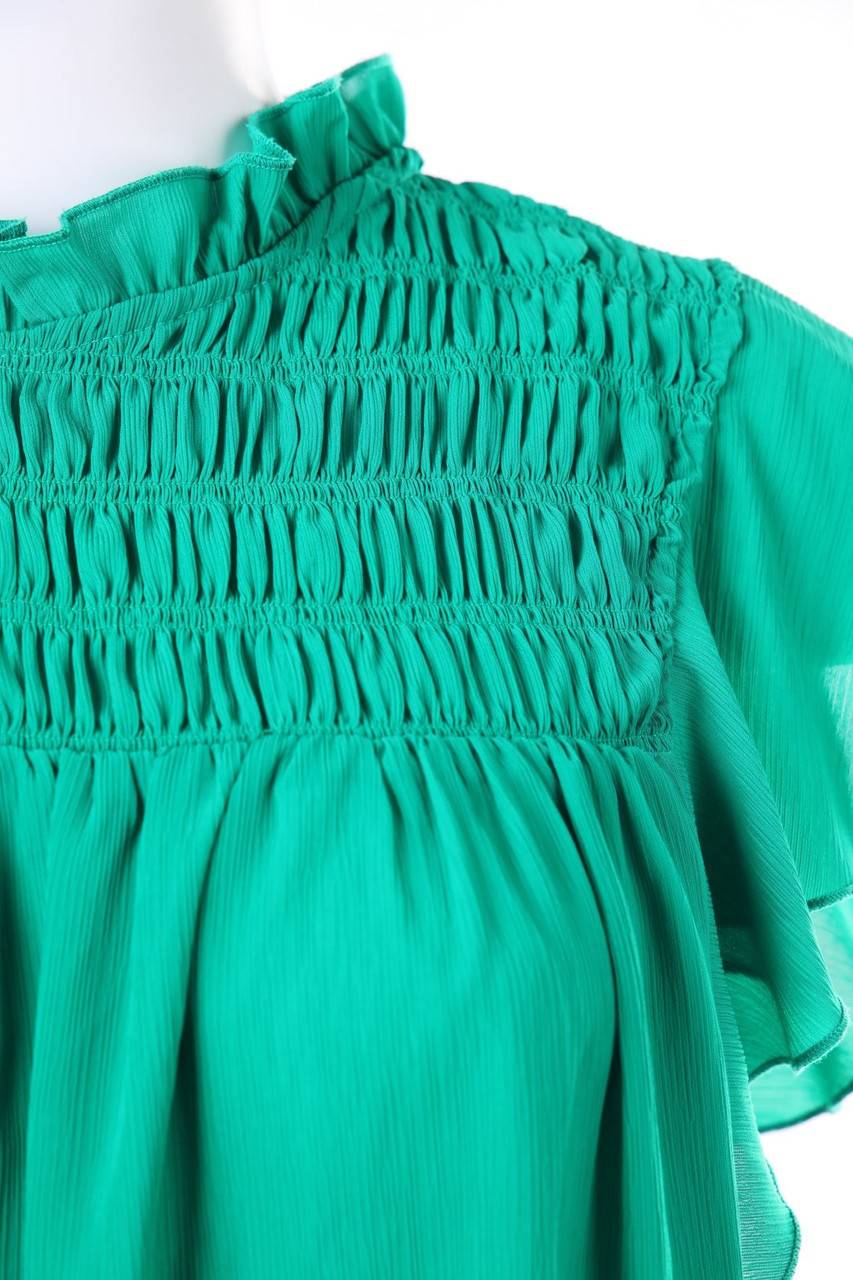 Carou DOROTHY PERKINS Kurzarm-Bluse Mit Raffungen