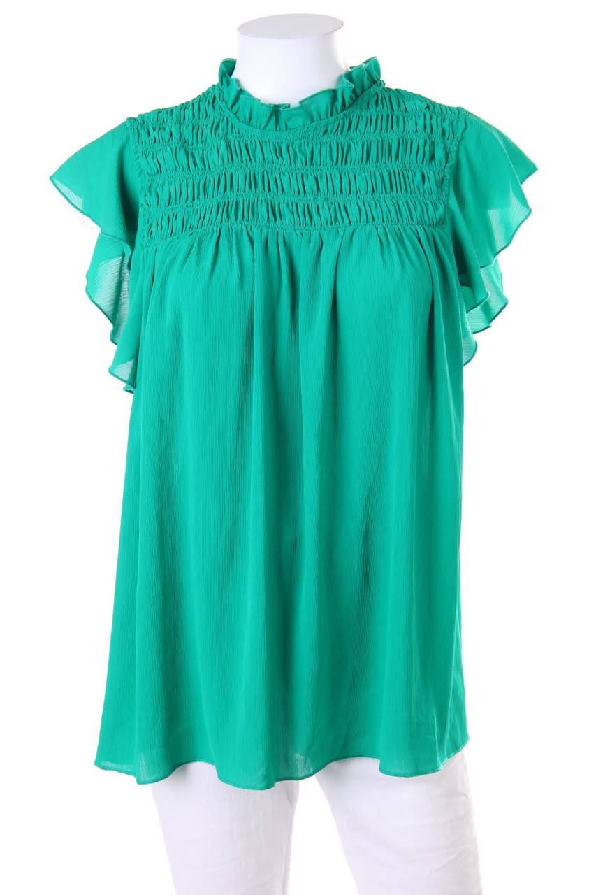 Carou DOROTHY PERKINS Kurzarm-Bluse mit Raffungen
