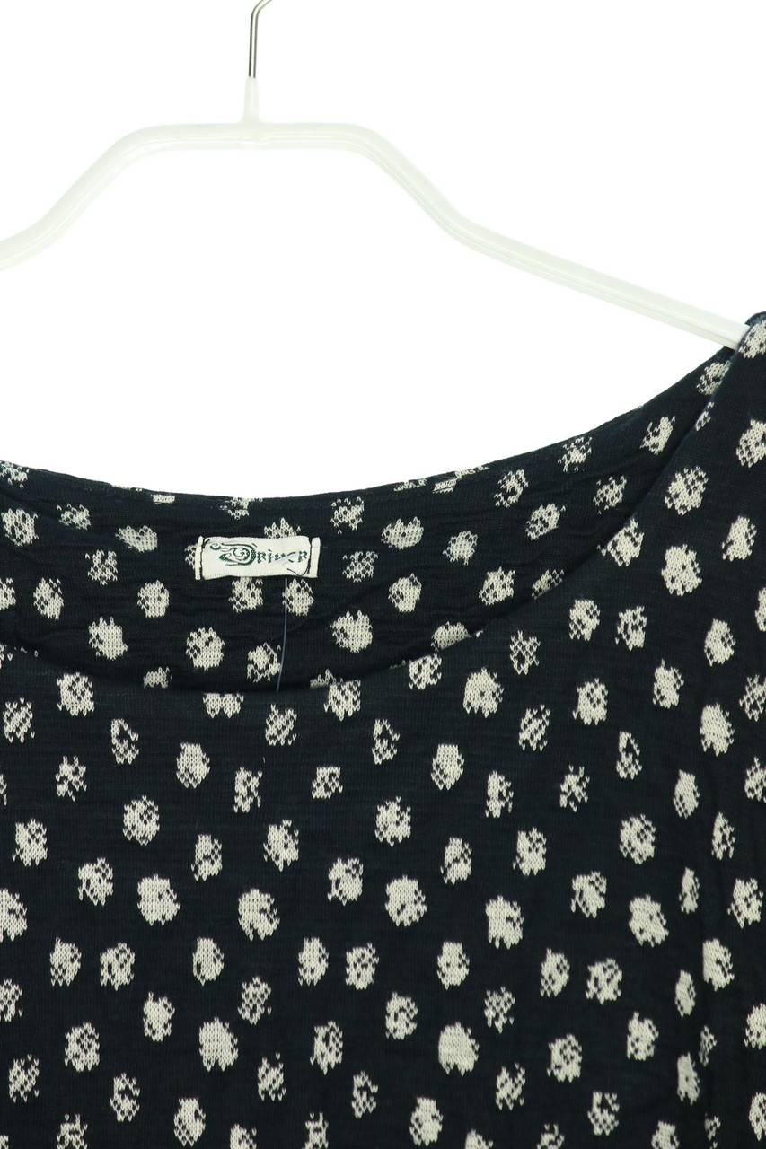 Carou Driver Strickkleid Mit Kunstleder-Details