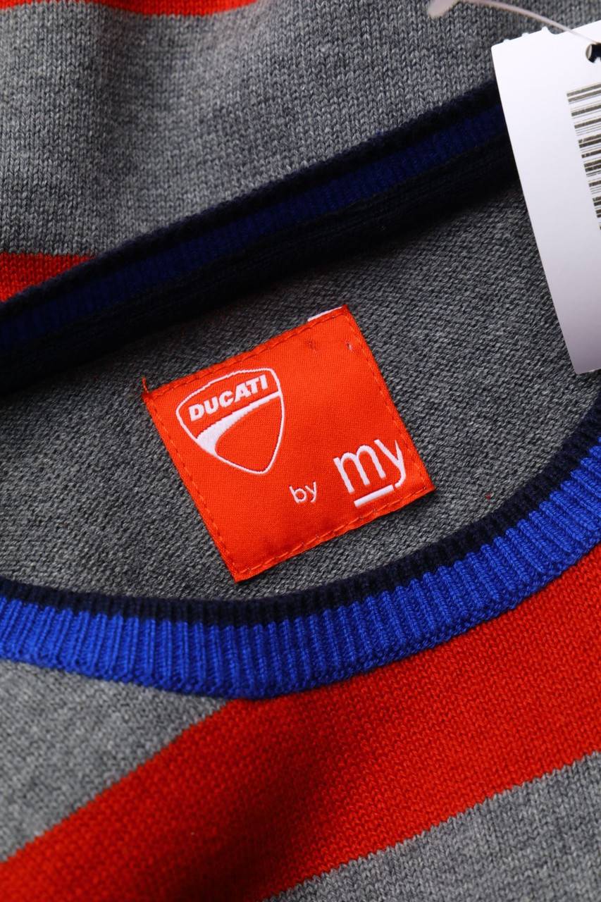Carou DUCATI Baumwoll-Pullover Mit Logo-Plakette