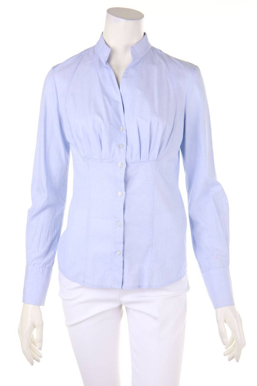 Carou DUNE BY DUNE Hemd-Bluse mit Raffungen