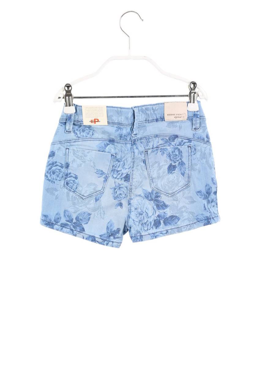 Carou EDDIE PEN Denim-Shorts Mit Blumen-Print