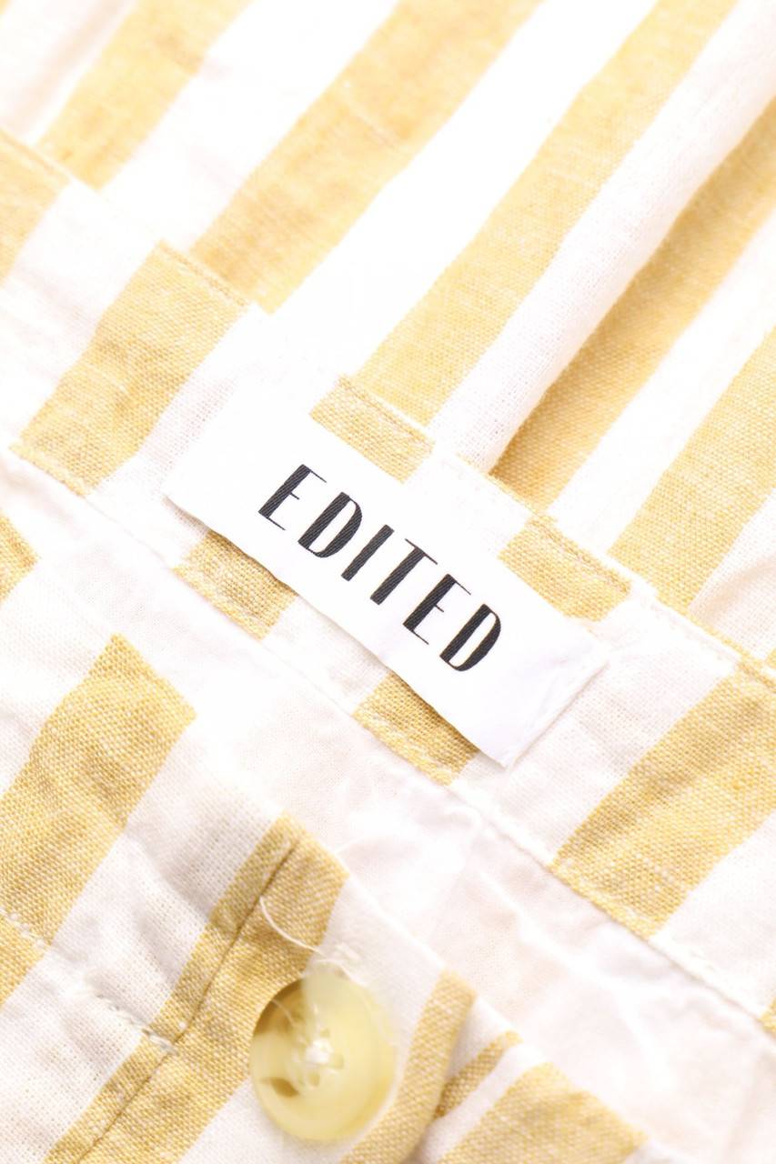 Carou EDITED Streifen-Playsuit Aus Leinen-Mix