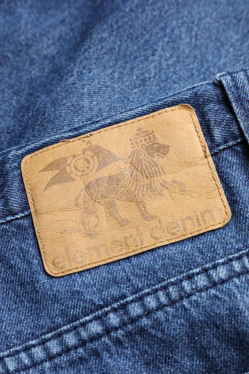 Carou Element Jeans-Shorts Mit Logo-Badge