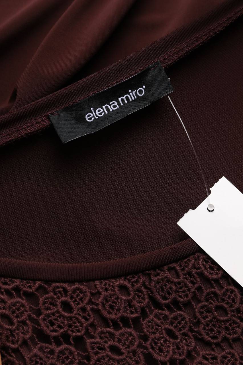 Carou Elena Miró Batwing-Shirt Mit Spitze