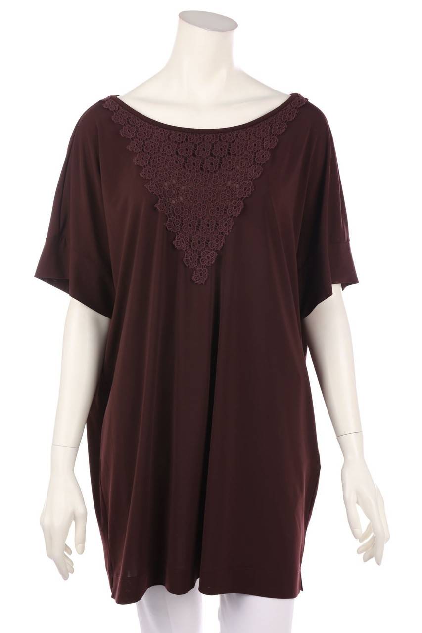 Carou Elena Miró Batwing-Shirt mit Spitze