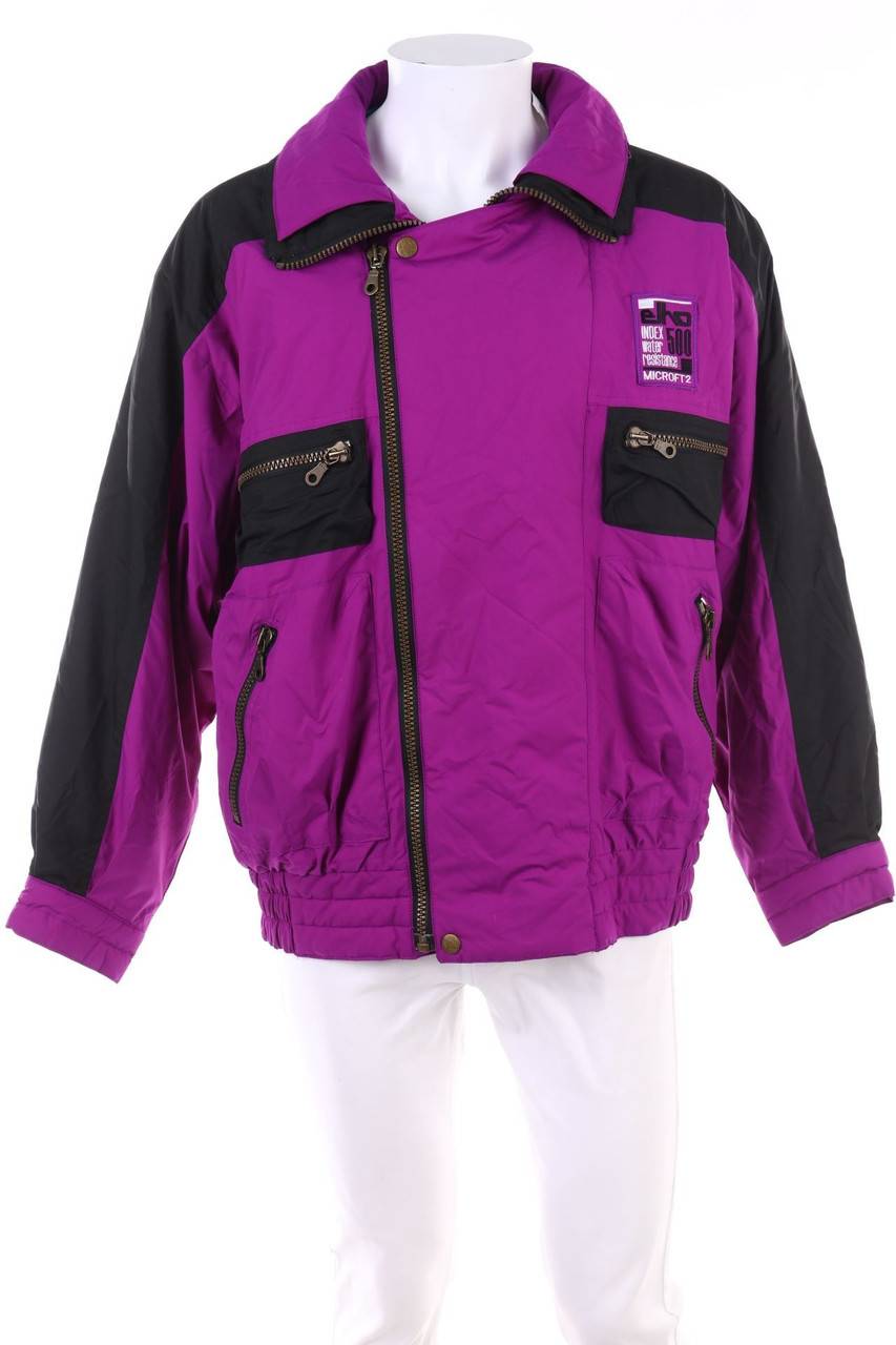 Carou elho wattierte Jacke mit Logo-Stickerei