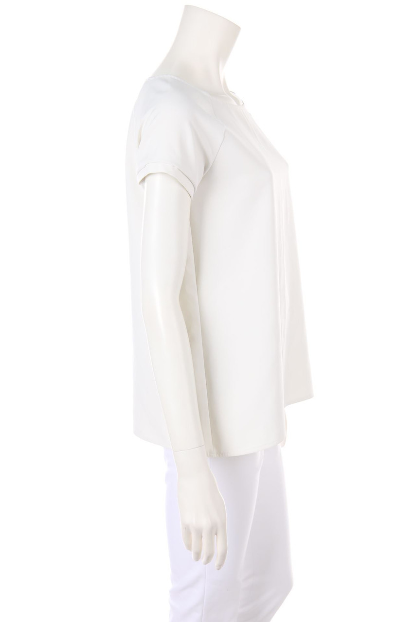 Carou ELISABETTA FRANCHI Clean Chic-Kurzarm-Bluse