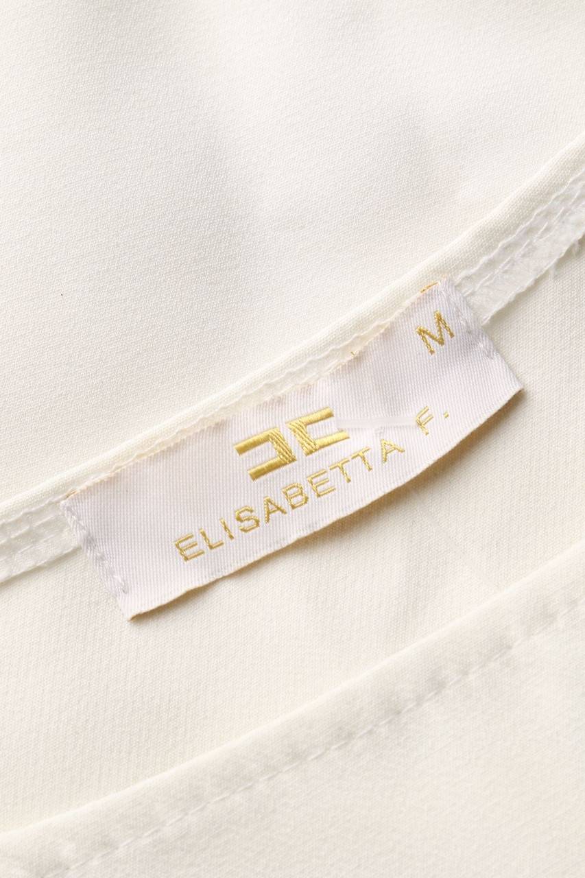 Carou ELISABETTA FRANCHI Clean Chic-Kurzarm-Bluse
