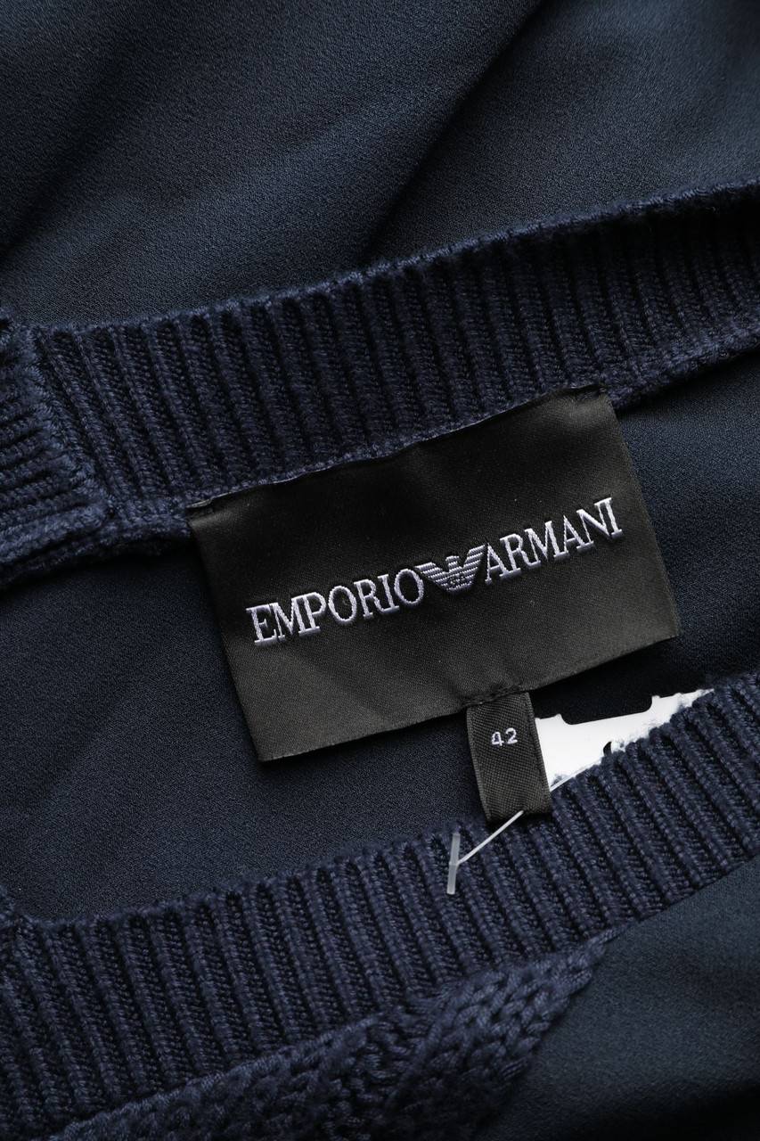 Carou EMPORIO ARMANI Kleid Mit Zopf-Muster