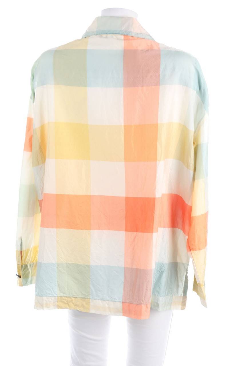 Carou En Soie Seiden-Bluse Mit Karo-Muster