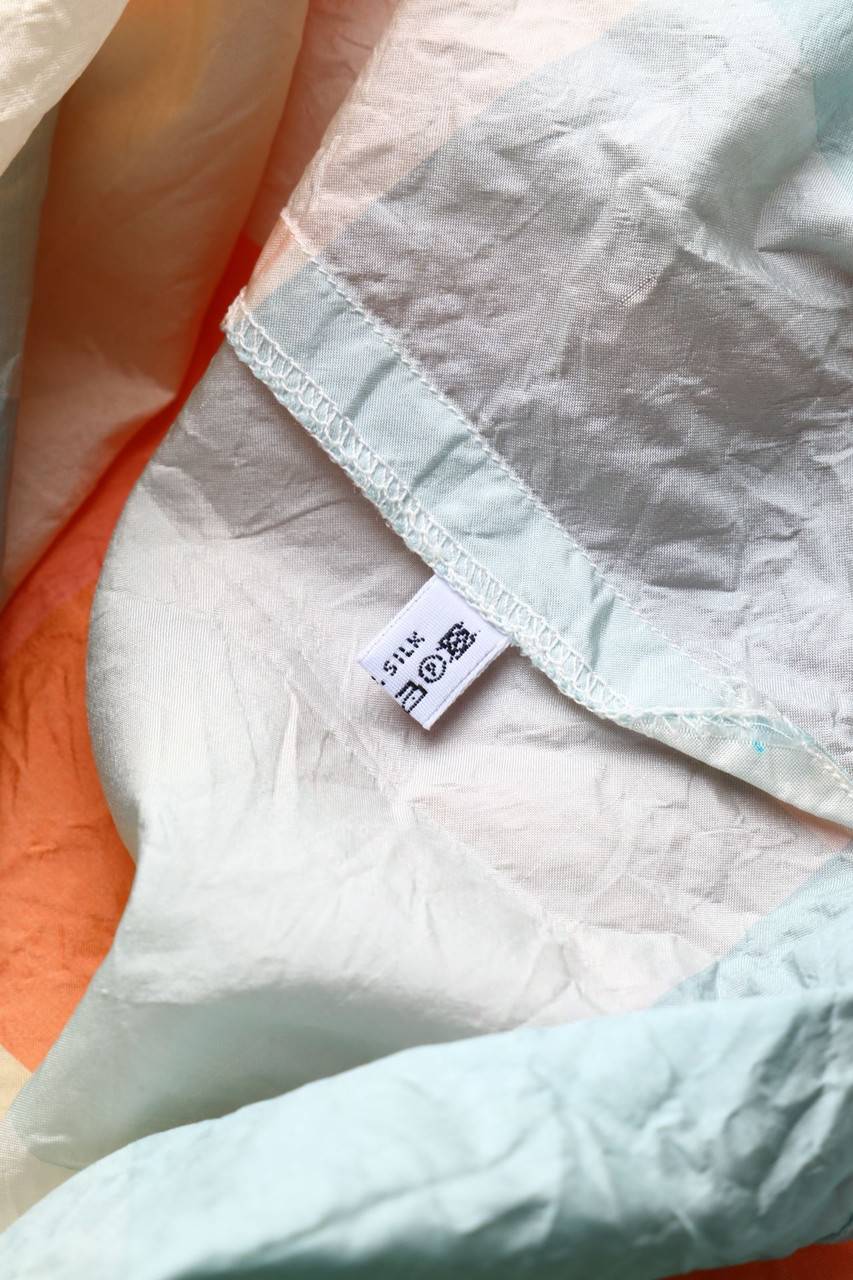 Carou En Soie Seiden-Bluse Mit Karo-Muster