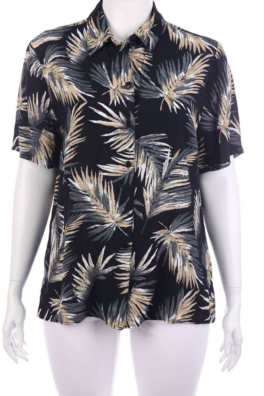 Carou encadée Hemd-Bluse mit kurzem Ärmel