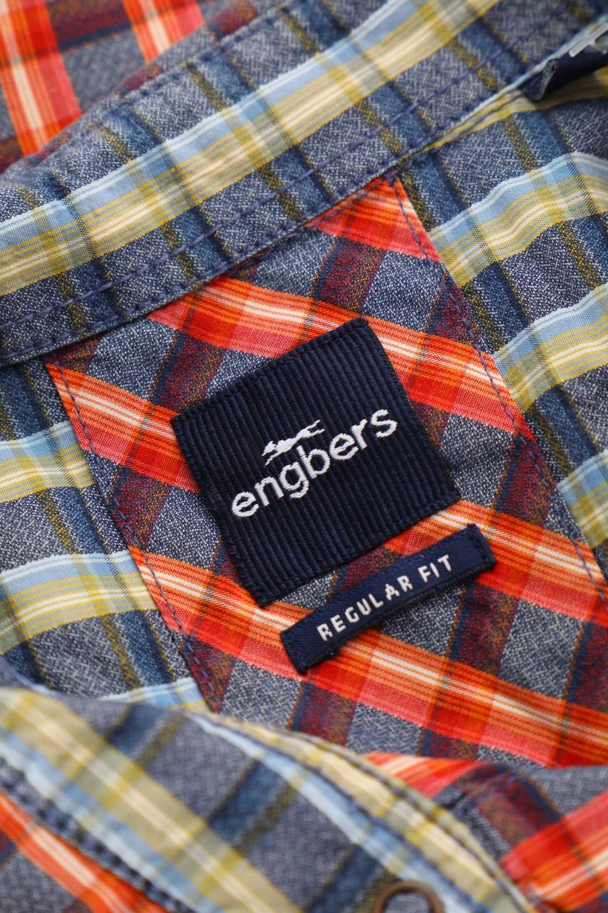 Carou Engbers Kurzarm-Hemd Mit Karo-Muster