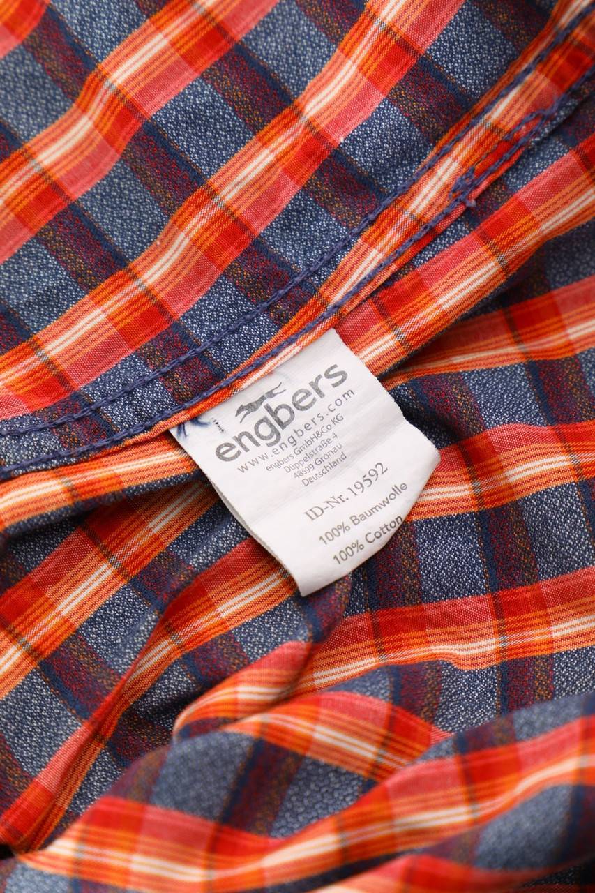 Carou Engbers Kurzarm-Hemd Mit Karo-Muster