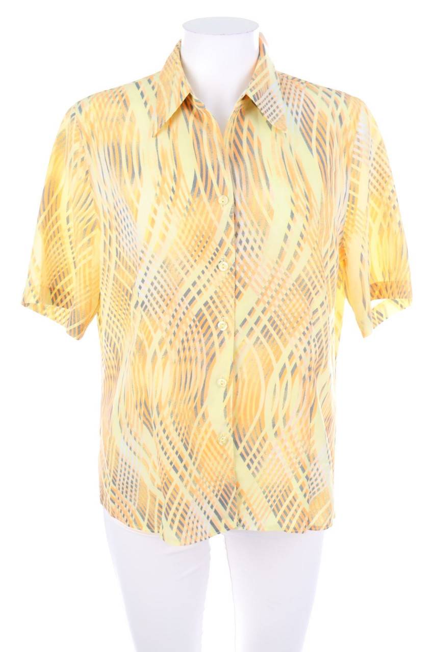 Carou ERFO Hemd-Bluse mit kurzem Ärmel