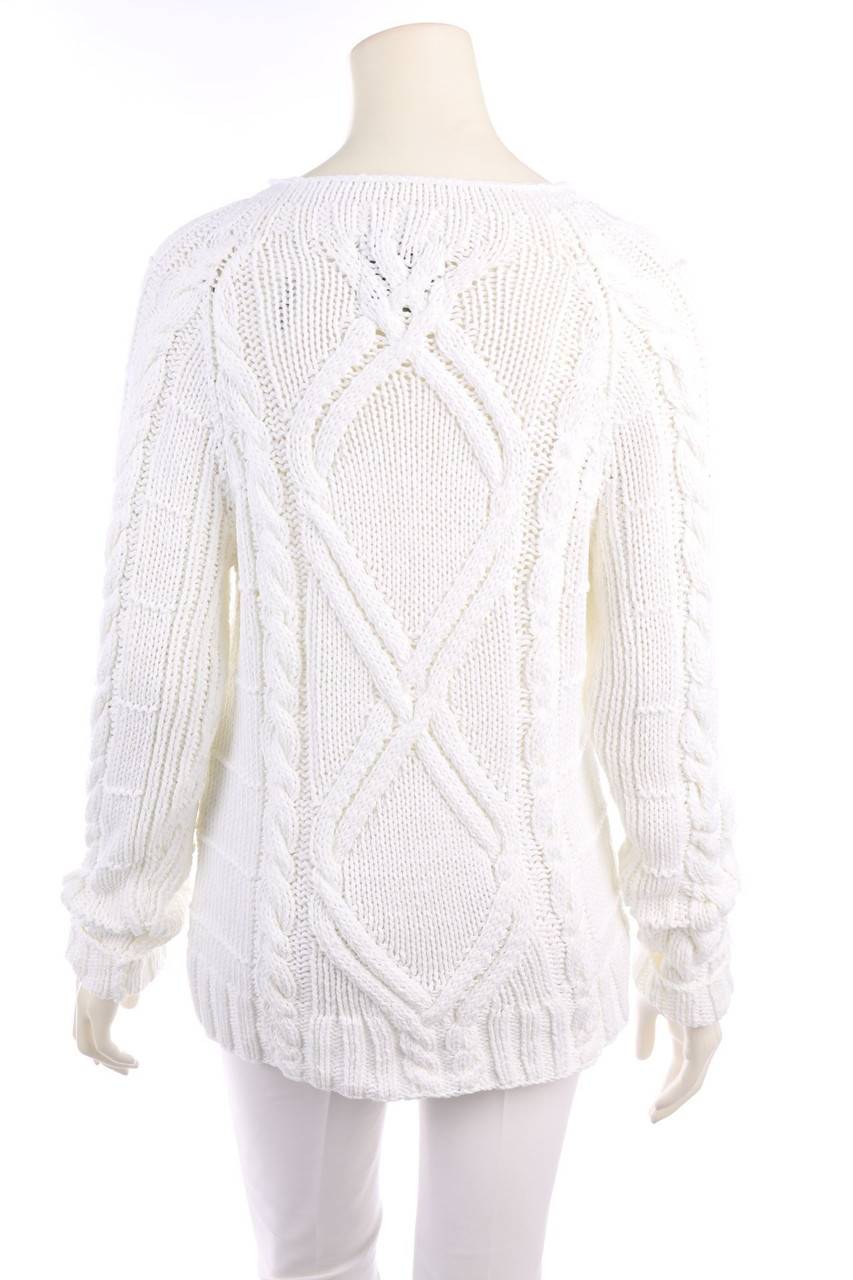 Carou ERIBÉ Zopf-Pullover Aus Baumwolle